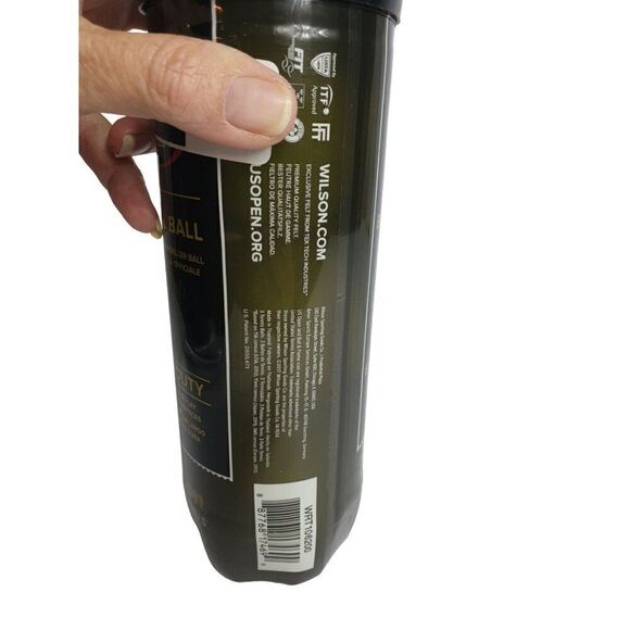 WILSON Official Wilson Premium Us Open Tennis Balls Extra Duty 3 balls - Picture 2 of 6